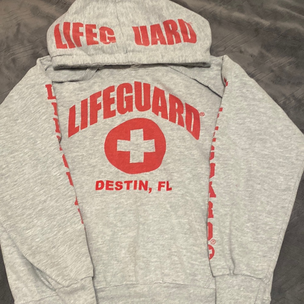 Destin Florida life guard hoodie size small